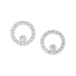 Sparkles Round Shape Diamond Solitaire Stud Earrings 1.23 Carat 14K-image-63