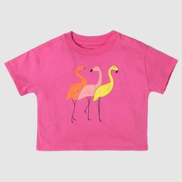 GAP Girls Graphic Printed Crew Neck T-shirt-picture-33