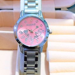 Skylark Girls Bracelet Style Analogue Watch Miracle_Pink_flower-girl-image-50