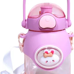 Premium Bear Baby Straw and Anti Slip, BPA Free Sipper Bottle-image-35