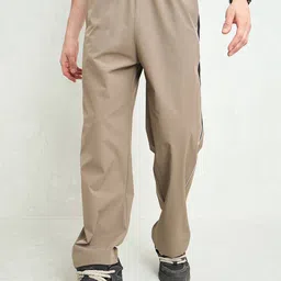 MASCLN SASSAFRAS Unisex Loose Fit Wrinkle Free Parachute Pants-image-65