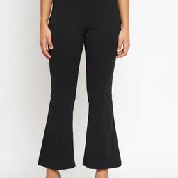 Madame Women Mid-Rise Bootcut Trousers-image-65