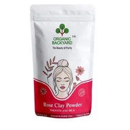 Organic Backyard Pure Rose Clay Face Mask Powder - 100 g-picture-14