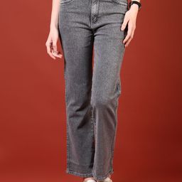 V-Mart Women Straight Fit Light Fade Jeans-image-32