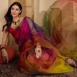 Sangria Ombre Organza Designer Saree-picture-36