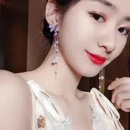 ONUYX Silver Plated Pearl & Sone Studded Earrings-58