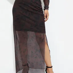 max Printed A-Line Maxi Skirts-picture-17