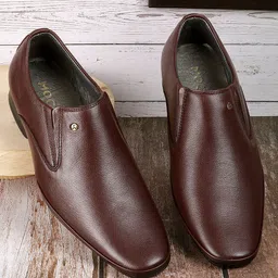 Mochi Men Formal Leather Slip-On Shoes-image-99