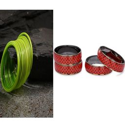 SOMIL Set of 16 Green Alloy Artificial Stones & Beads Bangles-image-55