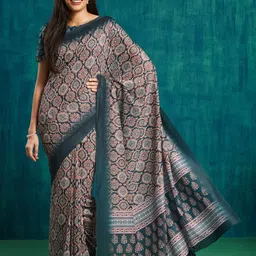 RACHNA Ajrak Printed Saree-picture-57