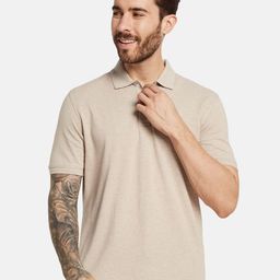 Octave Men Solid Polo Collar T-shirt-image-63