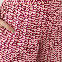 Anouk Women Ethnic Motifs Printed Regular Kurta with Trousers & With Dupatta image 3