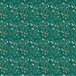 INDIAN ROYALS Green Vintage Flower Printed Self-Adhesive & Durable Wall Sticker-image-86