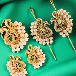 VIVASTRI Women Gold Jewellery Set-image-83