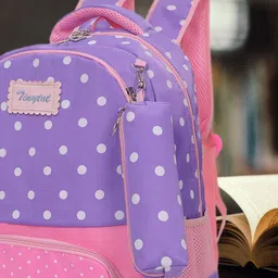 Tinytot Kids Unisex Geometric Backpack image 2