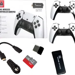 FANSEEKART Game Stick 4k HD Tv Video Game 2.4G with Two wireless controller.. Limited Edition-31