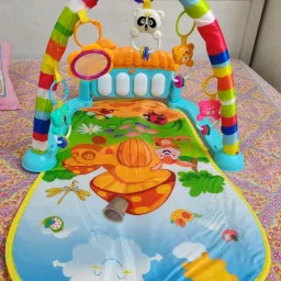 Educational Baby Gym Mat with Lights, Sounds & Textured Toys-picture-16