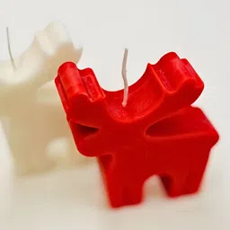 Timaya's Decor Red & White 2 pieces Core Candle-24