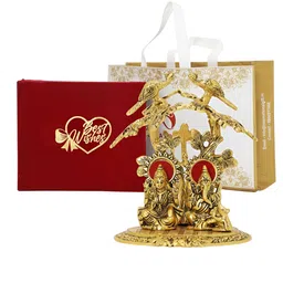 INTERNATIONAL GIFT Yellow Showpiece With Best Wishes Tag & Velvet Box-image-17