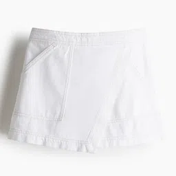H&M Pure Cotton Denim Skort Skirt-picture-33