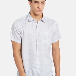 METTLE Men Multi Striped Spread Collar Cotton Casual Shirt-picture-20