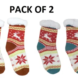Butterthief Kids Pack Of 2 Patterned Calf Length Socks-29
