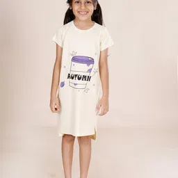 KiddoPanti Girls Printed Nightdress-picture-15