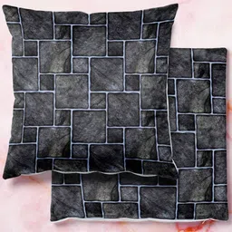 ArtzFolio Multicoloured Set of 2 Velvet Square Cushion Covers-image-82