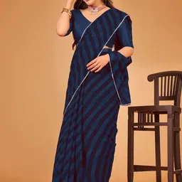 PMD Fashion Leheriya Gotta Patti Pure Georgette Ready to Wear Leheriya Saree-image-36