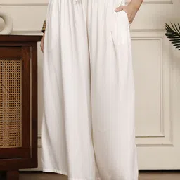 Valles365 by S.C. Women Flared Ethnic Palazzos-26