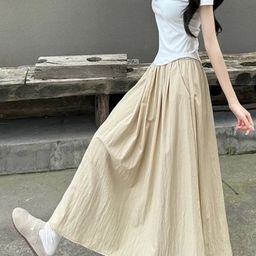 DressBerry Flared Maxi Skirt-picture-37