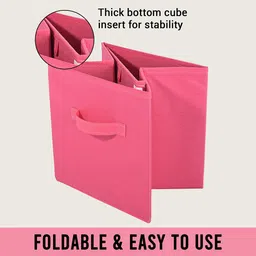 Kuber Industries Pink Set of 2 Regular Multi-Utility Organisers image 3