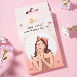 FLM Beauty Hydrocolloid Acne Pimple Patches- 12 Patches-18