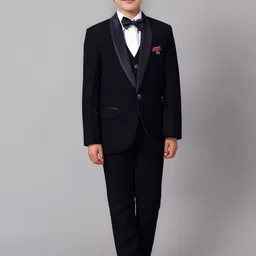 BAESD Boys Single Breasted Five-Piece Party Suit-image-18