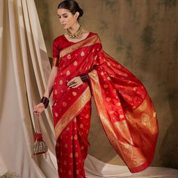 SHADOW & SAINING Woven Design Zari  Kanjeevaram Saree-picture-49