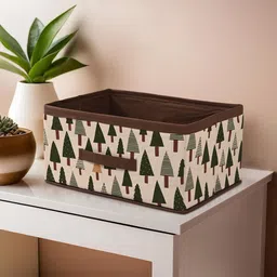 Kuber Industries White Printed Multi-Utility Organisers-65