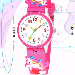 SWADESI STUFF Kids Dial & Straps Digital Automatic Watch UNI PINK image 5