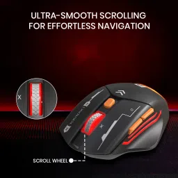 portronics Black Rechargeable Mouse image 2