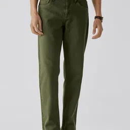 Andamen Men Casual Twill Woven Special Dye/Wash Effect Slim Jeans-30-Slim-image-16