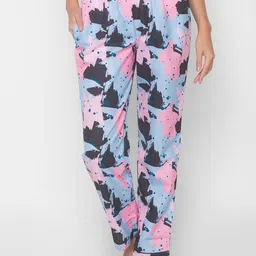 ETC Printed Mid Rise Lounge Pants-image-87