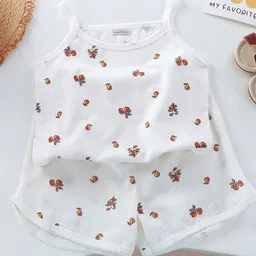 FOREVER FRIDAY Girls Printed Top with Shorts-58