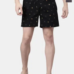 Pepe Jeans Men Set Of 2 Printed Cotton Boxers ATB06-02N-BLK-GREY-picture-21