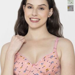 ESOROUCHA Floral Bra Full Coverage Lightly Padded-8