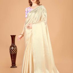 Aruna Sarees Satin Saree with Blouse Piece-image-55