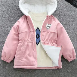INCLUD Girls Open Front Jacket with Embroidered-16