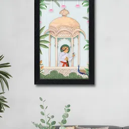 RANDOM White & Green Traditional Wooden Wall Art-picture-11