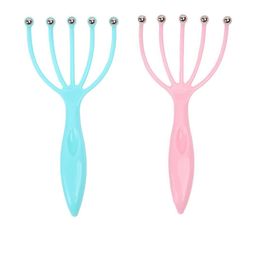 Head Massager For 5 Fingers Scalp Massage With Steel Balls, Manual Massager Pack of 2-image-12