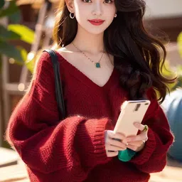 StyleCast Women V-Neck Long Sleeves Pullover Sweaters-26