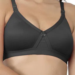 College Girl Pack of 2 Solid Full Coverage Lightly Padded Non-Wired Minimizer Bra image 3