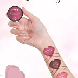 Baked Beauty Beetroot Lip & Cheek Tint Lipstick With Vitamin E- 8g - Layered In Love image 4